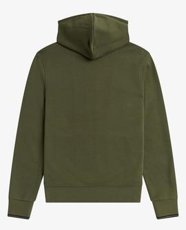 Chaqueta Deportiva Fred Perry Básica Verde Para Hombre