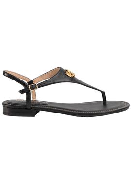Sandalias Polo Ralph Lauren Ellington Negras Mujer