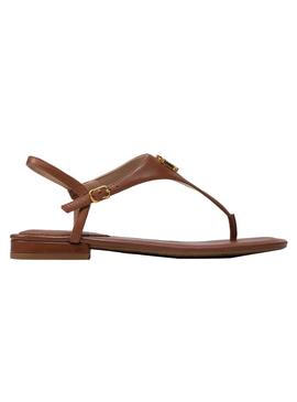 Sandalias Polo Ralph Lauren Ellington Marrón Mujer