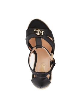 Sandalias Polo Ralph Lauren Hale Negras para Mujer