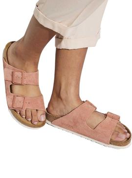 Sandalias Birkenstock Arizona SFB Rosa para Mujer
