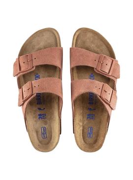 Sandalias Birkenstock Arizona SFB Rosa para Mujer