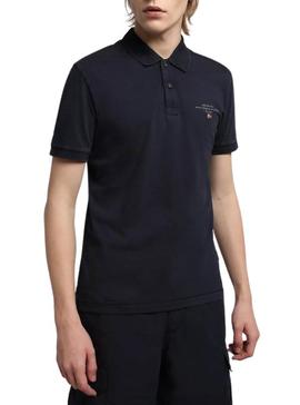 Polo Napapijri Elbas Marino para Hombre