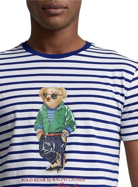 Camiseta Polo Ralph Lauren Rayas Bear para Hombre