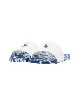 Chanclas Polo Ralph Lauren Tie Dye Azul Hombre