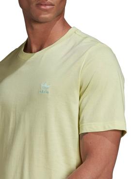 Camiseta Adidas Loungewear Amarillo para Hombre