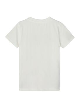 Camiseta Name It Frido Ready Blanca para Niña