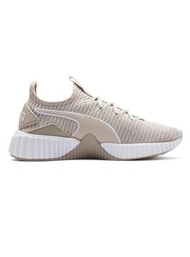 Zapatillas Puma Defy Beige Mujer