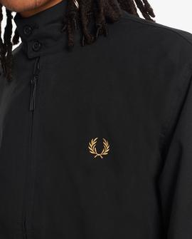 Chaqueta Fred Perry Harrington Negra Para Hombre