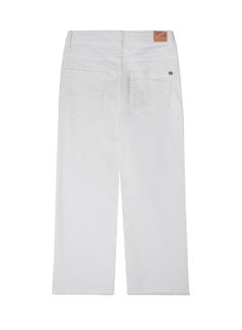 Pantalón Pepe Jeans Grace Culotte Blanco para Niña