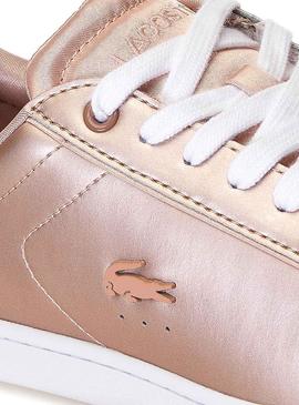 Zapatilla Lacoste Carnavy Metalic Mujer
