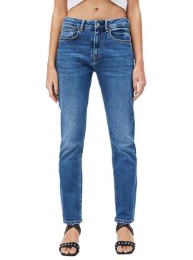 Pantalon Vaquero Pepe Jeans Mary  Azul Para  Mujer