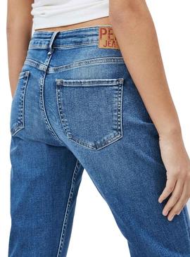 Pantalon Vaquero Pepe Jeans Mary  Azul Para  Mujer