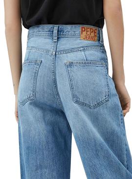 Pantalón Vaquero Pepe Jeans Addison Azul Mujer