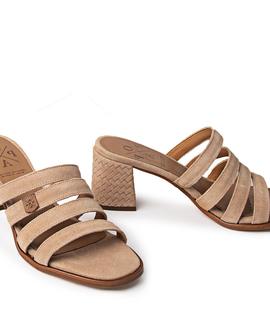 Sandalias Palmar Serraje Rosa POPA para Mujer