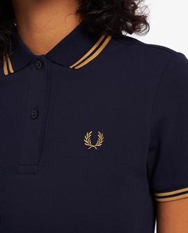 Vestido Fred Perry Polo Marino Para Mujer