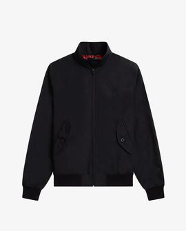 Chaqueta Fred Perry Harrington Negra Para Mujer