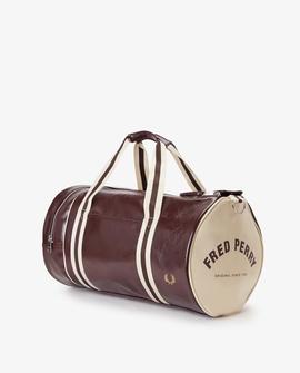 Bolsa Fred Perry Barril Granate Para Hombre