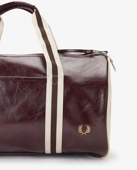 Bolsa Fred Perry Barril Granate Para Hombre