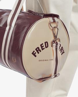 Bolsa Fred Perry Barril Granate Para Hombre