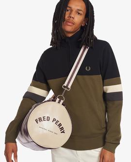 Bolsa Fred Perry Barril Granate Para Hombre