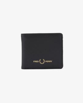 Cartera Fred Perry Piqué Negra Para Hombre