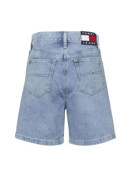 Bermuda Tommy Jeans Betsy Denim Azul para Mujer