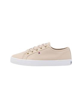 Zapatillas Tommy Hilfiger Essential Beige Mujer