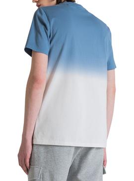 Camiseta Antony Morato Degradada Azul para Hombre