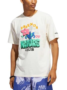 Camiseta Adidas Friends of Natu Blanca para Hombre