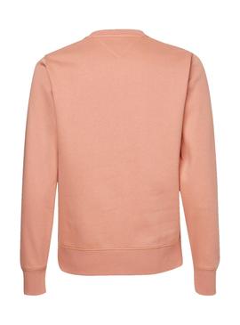 Sudadera Tommy Hilfiger Logo Rosa para Hombre