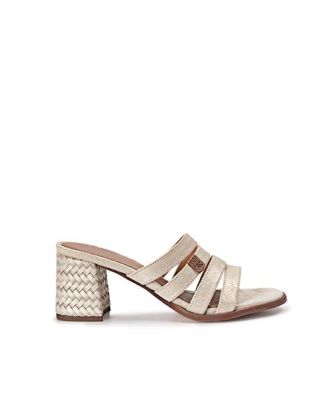 Sandalia Palmar Boreal Platino POPA para Mujer