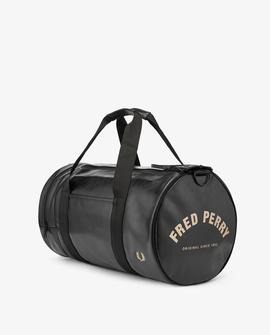 Bolsa Fred Perry Barril Negro Para Hombre