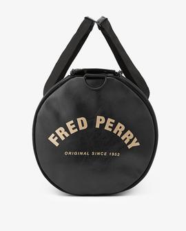 Bolsa Fred Perry Barril Negro Para Hombre