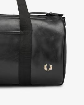 Bolsa Fred Perry Barril Negro Para Hombre