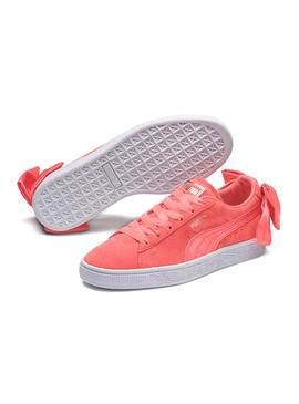 Zapatillas Puma Suede Bow Pink