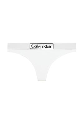 Tanga Calvin Klein Blanco para Mujer