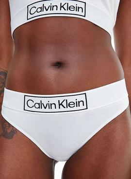 Tanga Calvin Klein Blanco para Mujer