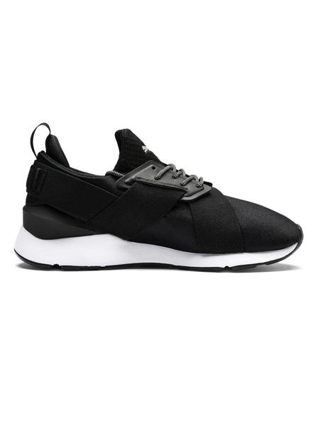 Zapatillas Puma Satin Negro Mujer