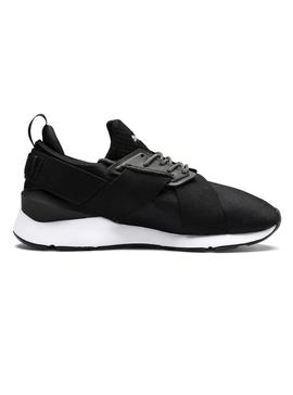 Zapatillas Puma Muse Satin Negro Mujer