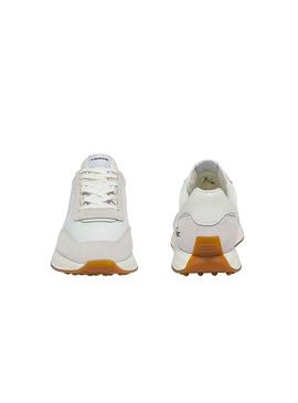 Zapatillas Lacoste L Spin Blanca y Beige Mujer