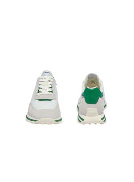 Zapatillas Lacoste L Spin Blanco y Verde Hombre