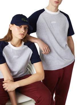 Camiseta Lacoste Live Firma Gris Hombre y Mujer