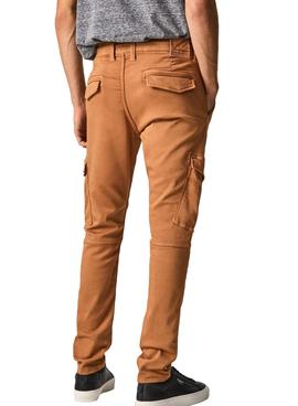 Pantalón Pepe Jeans Jared Cargo Marrón para Hombre