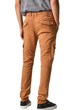 Pantalón Pepe Jeans Jared Cargo Marrón para Hombre