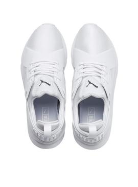 Zapatillas Puma Muse Satin Blanco Mujer