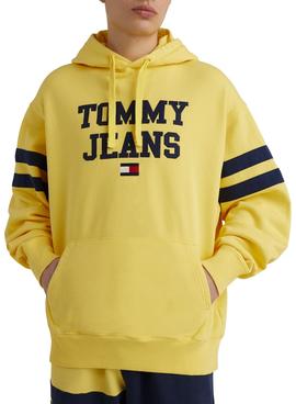 Sudadera Tommy Jeans POP DROP Amarilla Para Hombre