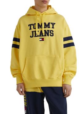Sudadera Tommy Jeans POP DROP Amarilla Para Hombre