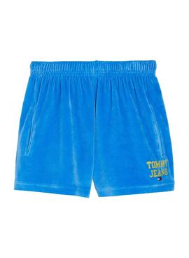 Short Tommy Jeans POP DROP Azul Para Mujer