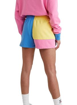 Short Tommy Jeans POP DROP Azul Para Mujer